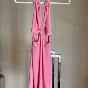 Hello Molly Pink Sparkle Mini Dress